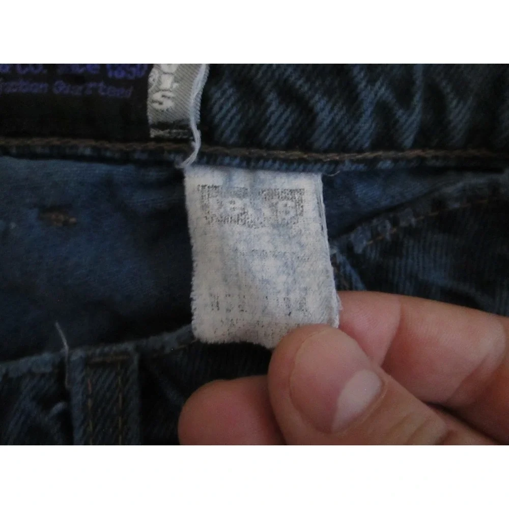 Levi's SilverTab Pants Mens 28x33 Blue Baggy Fit Vintage 90s Y2K Dark Wash Denim